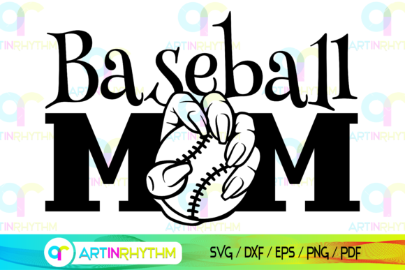 Baseball Mom Svg Graphics for Crafts and Content Publishing