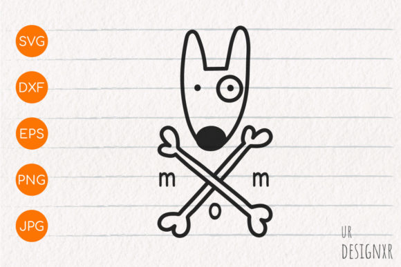Dog Doodle and Mom SVG Graphic for Crafts and Marketing