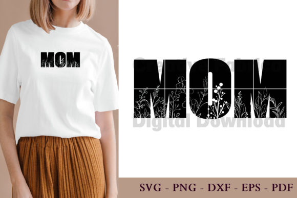Floral Mom Svg – A Versatile Graphic Design Asset for Crafts