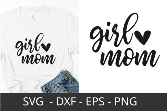 Girl Mom Svg for Silhouette Design – A Versatile Graphic for Crafts