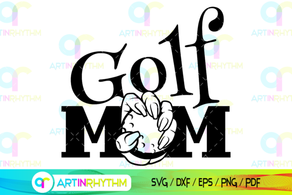 Golf Mom Svg Graphics for Crafts and Creative Projects