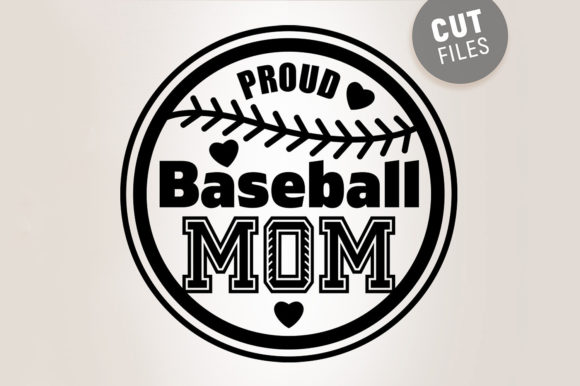 Proud Baseball Mom Svg for Crafts and Graphics